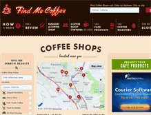 Tablet Screenshot of findmecoffee.com